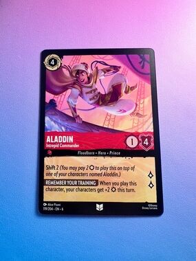 aladdin - 119/204 (uncommon) — lorcana: azurite sea